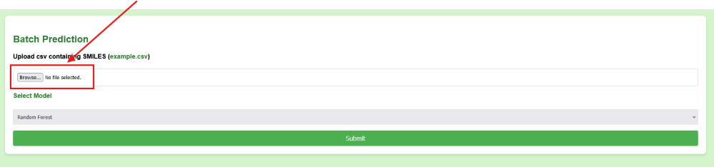 choosefile box